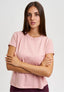 T-shirt girocollo basica - ROSA ANTICO