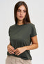 T-shirt girocollo basica - MILITARE