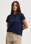 T-shirt girocollo basica - BLU