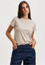 T-shirt girocollo basica - PERLA