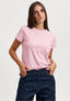 T-shirt girocollo basica - ROSA
