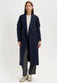 Cappotto doppiopetto lungo - BLU