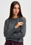 Maglia girocollo con spalla scesa - GRIGIO SCURO