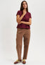 Pantalone elastico retro - TABACCO