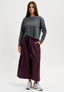 Pantalone gonna con laccio - BORDEAUX