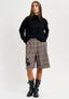 Maglia cratere in misto cachemire - NERO