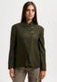 Giacca con chiusura diagonale - MILITARE