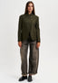 Pantalone jeans balloon vita alta - GRIGIO SCURO