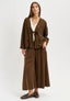Pantalone gonna doppio tencell - TABACCO