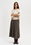 Cardigan girocollo sfumato - AVORIO