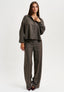 Pantalone dritto in galles - FANGO