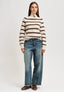 Jeans slavato gamba ampia - JEANS