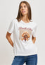 T-shirt barboncino con strass - AVORIO