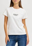 T-shirt scritta ricamata “adorooo” - AVORIO