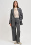 Pantalone mano lana con nervatura - GRIGIO MEDIO
