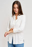 Camicia maniche a tre quarti - BIANCO