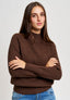 Maglia over con maniche raglan - MARRONE
