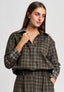 Camicia over tartan in cotone - MILITARE