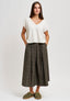 Maglia smanicata in misto cachemire - AVORIO