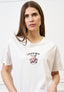 T-shirt stampa orsetto piccolo - BIANCO
