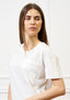 T-shirt stampa orsetto retro  - BIANCO