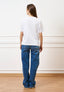 T-shirt in cotone mercerizzato - BIANCO