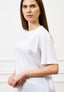 T-shirt in cotone mercerizzato - BIANCO
