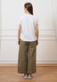 T-shirt con cuore ricamato - MILITARE