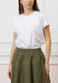 T-shirt con cuore ricamato - BEIGE