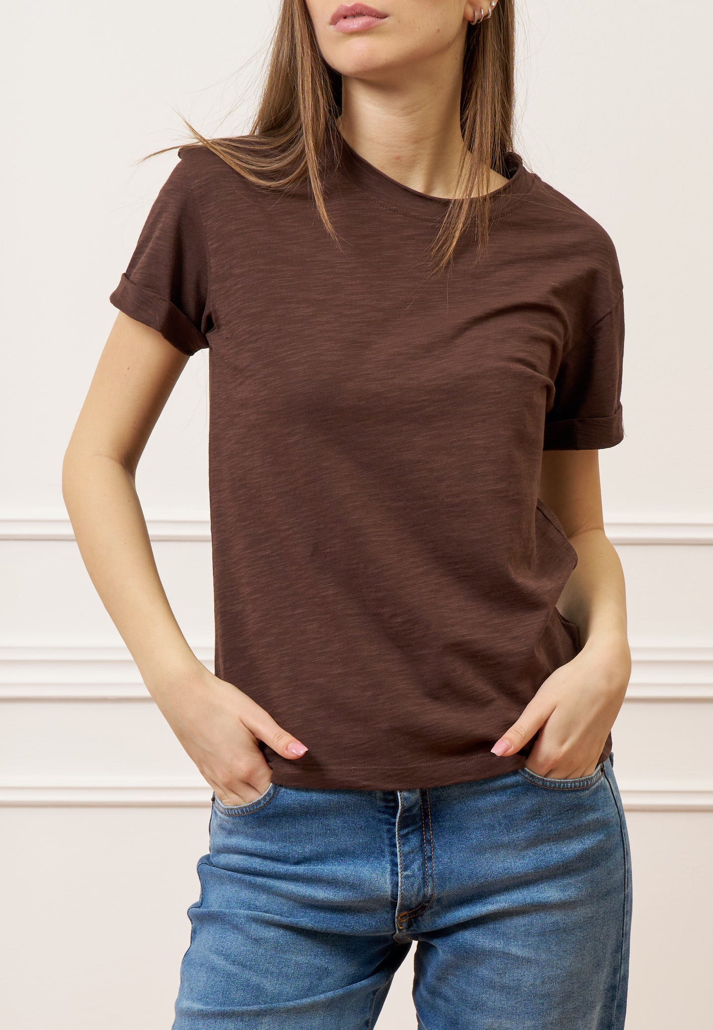 T-shirt fiammata basica