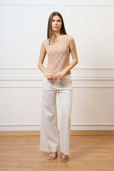 Top in pizzo stretch - CIPRIA