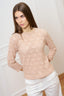 T-shirt in pizzo stretch maniche trequarti - CIPRIA
