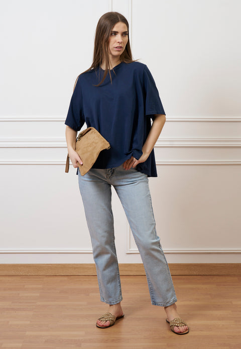 T-shirt svasata - BLU