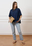 T-shirt svasata - BLU