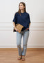 T-shirt svasata - BLU