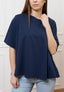 T-shirt svasata - BLU