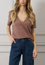 T-shirt basica scollo a v