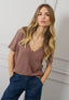 T-shirt basica scollo a v