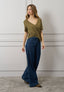 T-shirt basica scollo a v