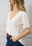 T-shirt basica scollo a v