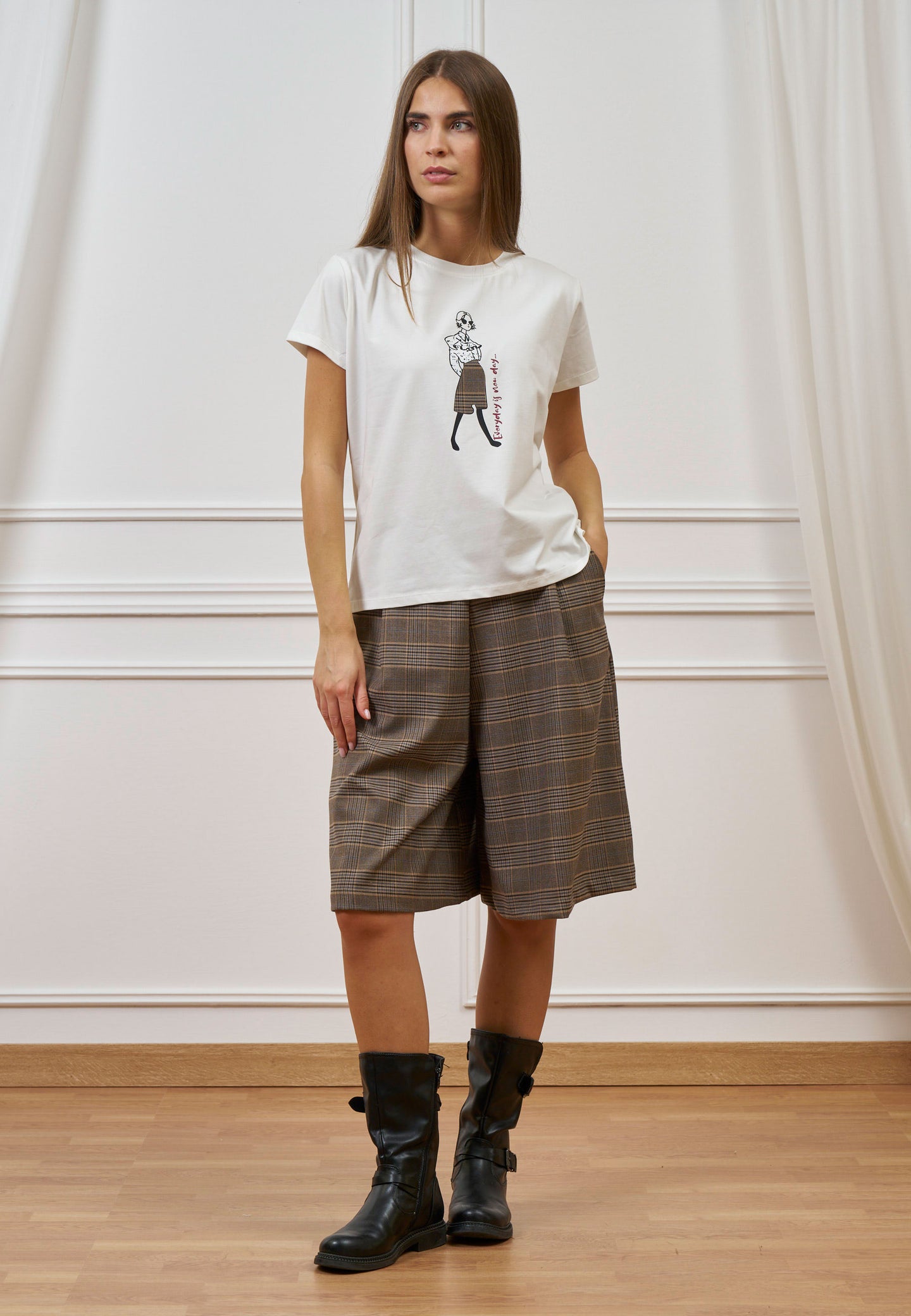 T-shirt con stampa donna