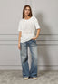 T-shirt inserto sangallo