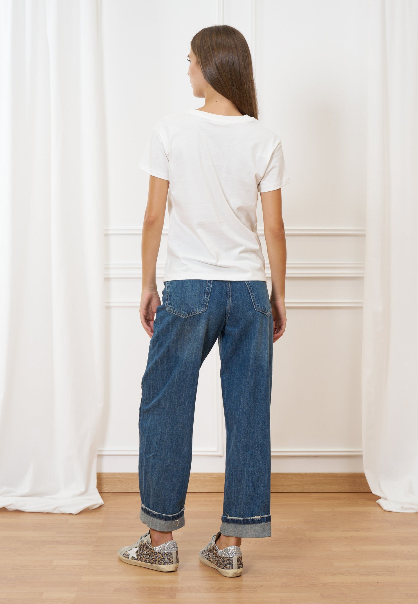 T-shirt manica corta con scritta