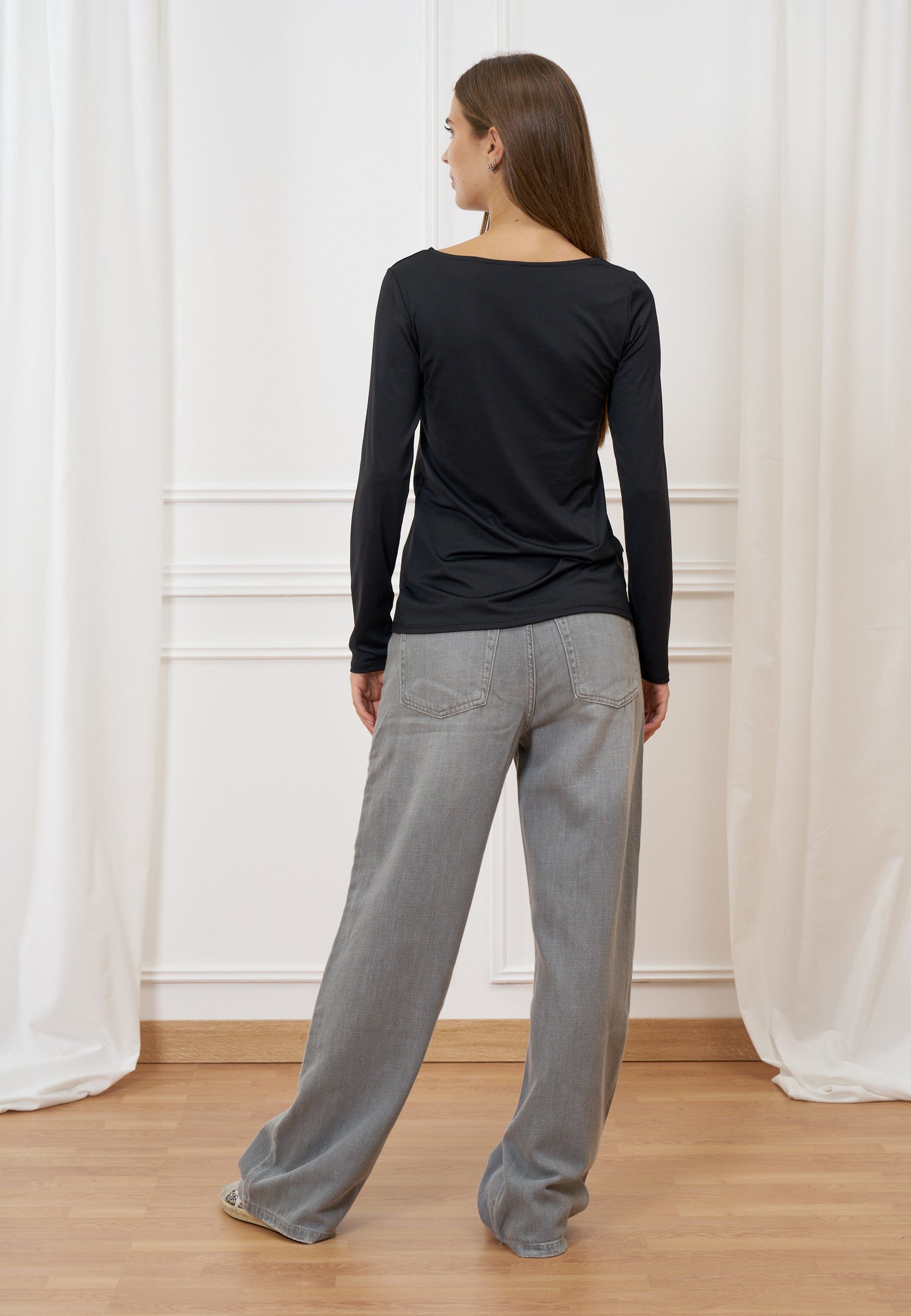 T-shirt manica lunga in tactel