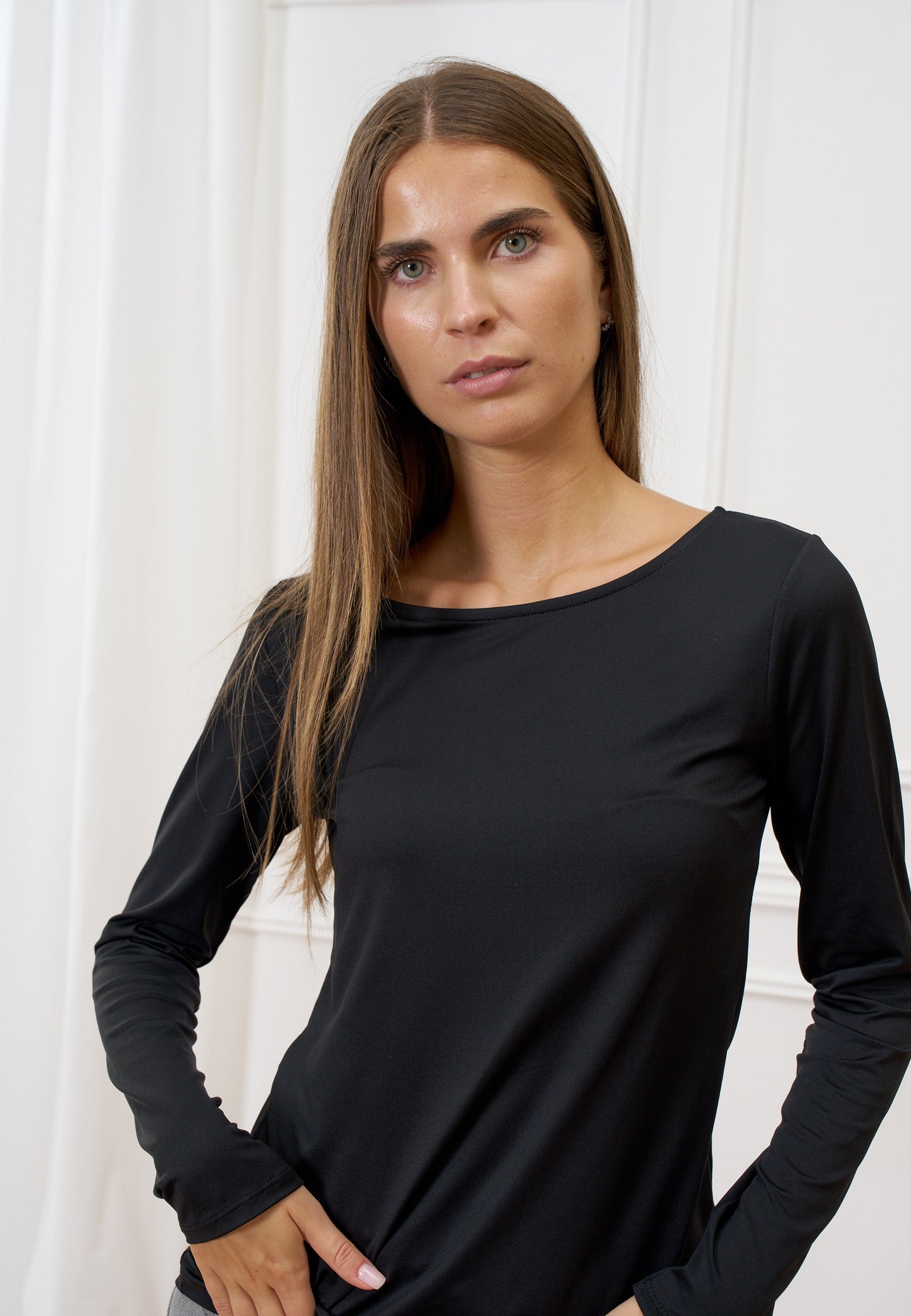 T-shirt manica lunga in tactel