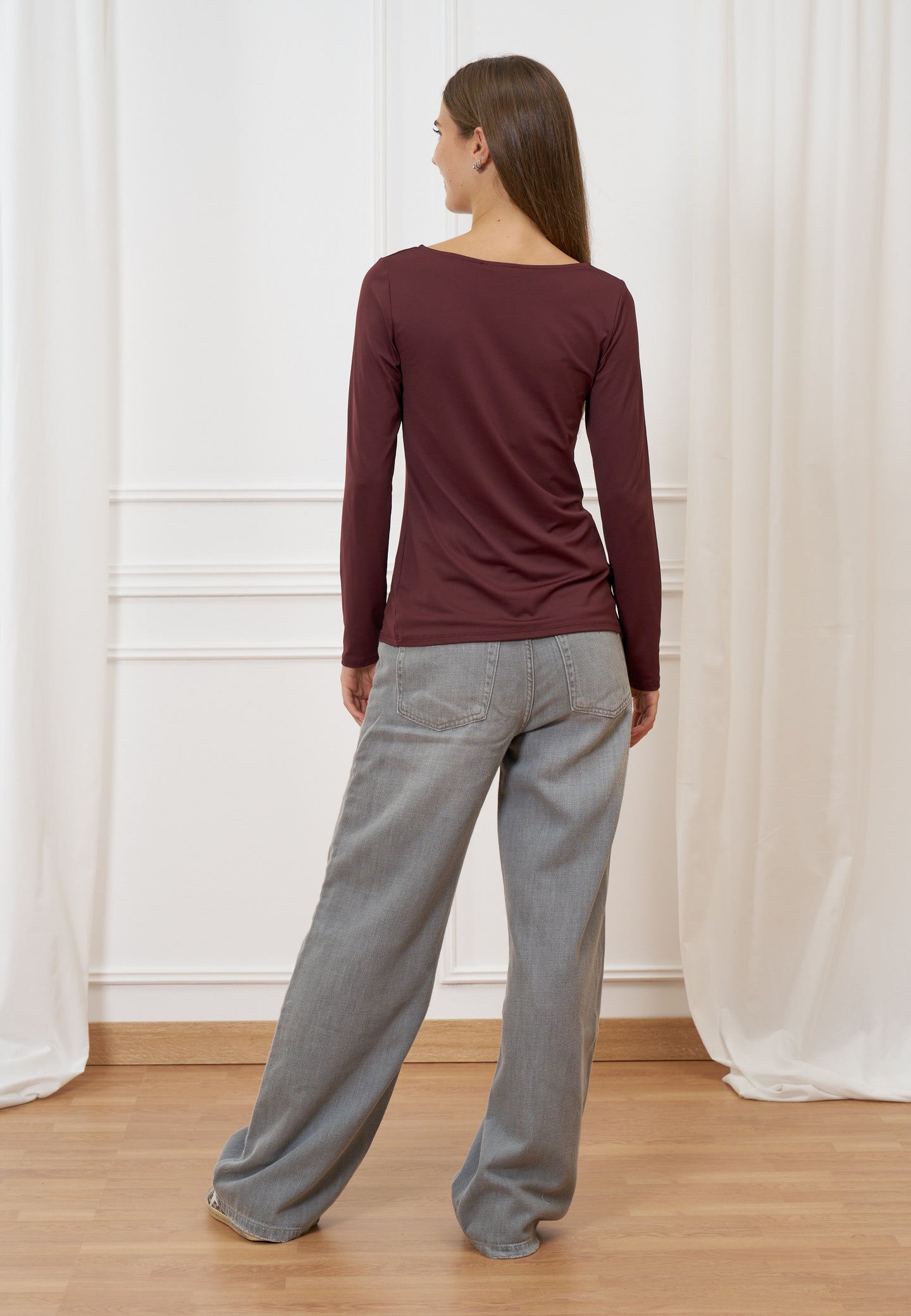 T-shirt manica lunga in tactel