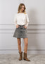 T-shirt over con maniche pizzo