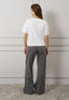T-shirt over fiore organza