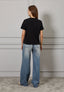 T-shirt over girocollo