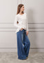 T-shirt over punte sul retro